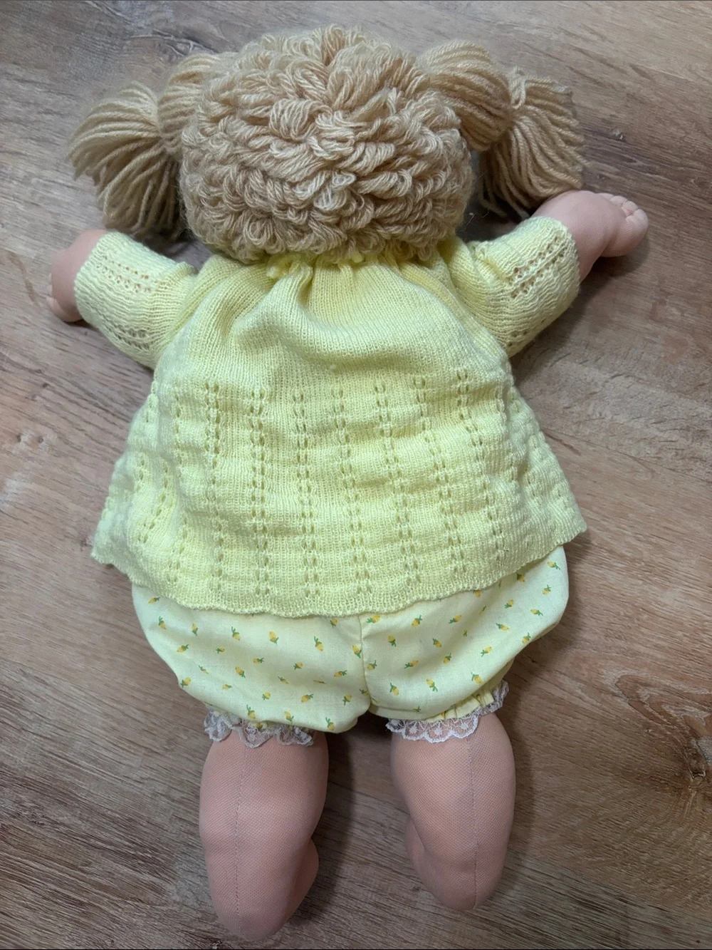 Cabbage Patch Kids Coleco 1984 - Head Mold #3 OG Coleco Outfit Blonde Yarn Hair